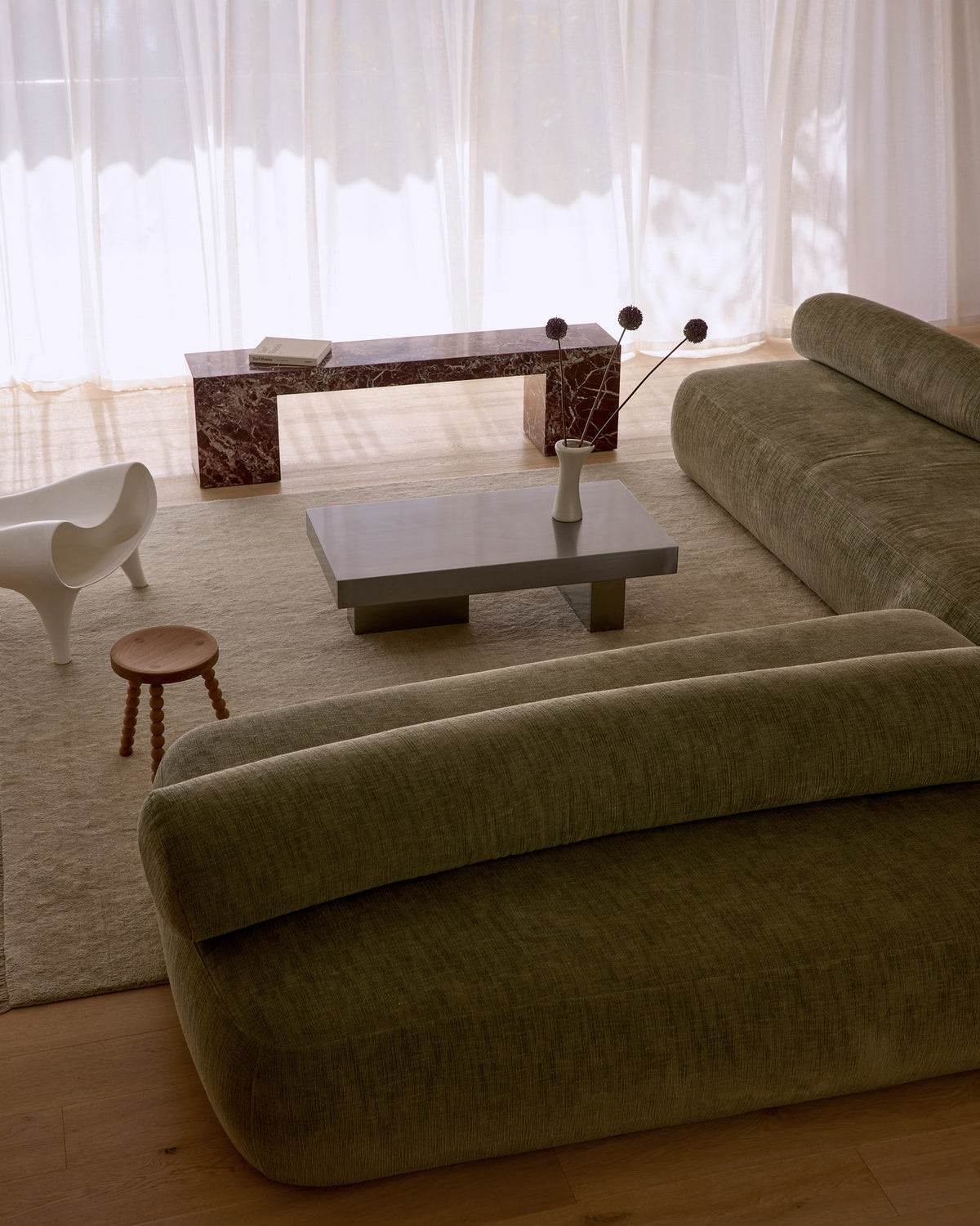 Living room styled with Fleur Studios pieces