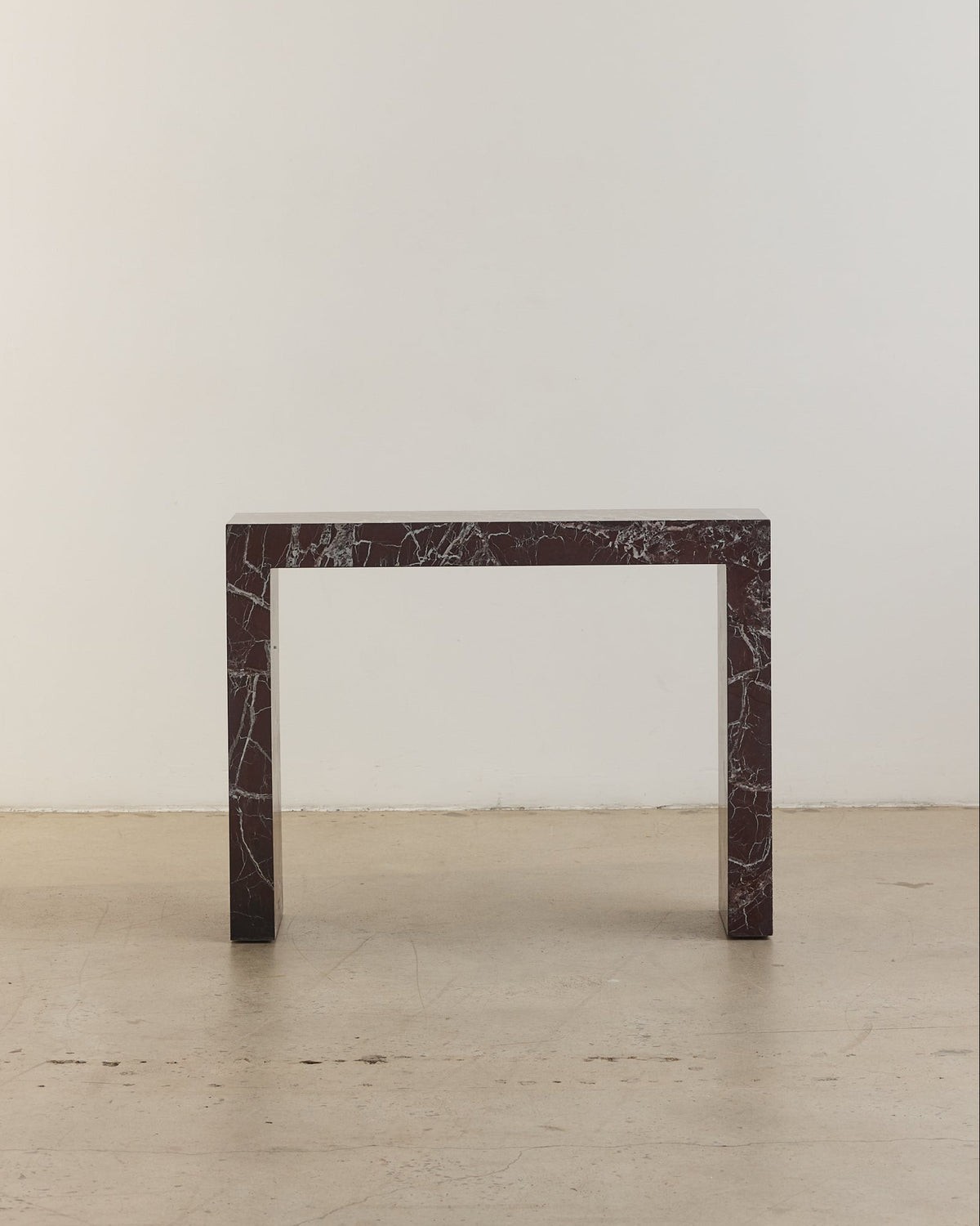 Rosa levanto marble console table