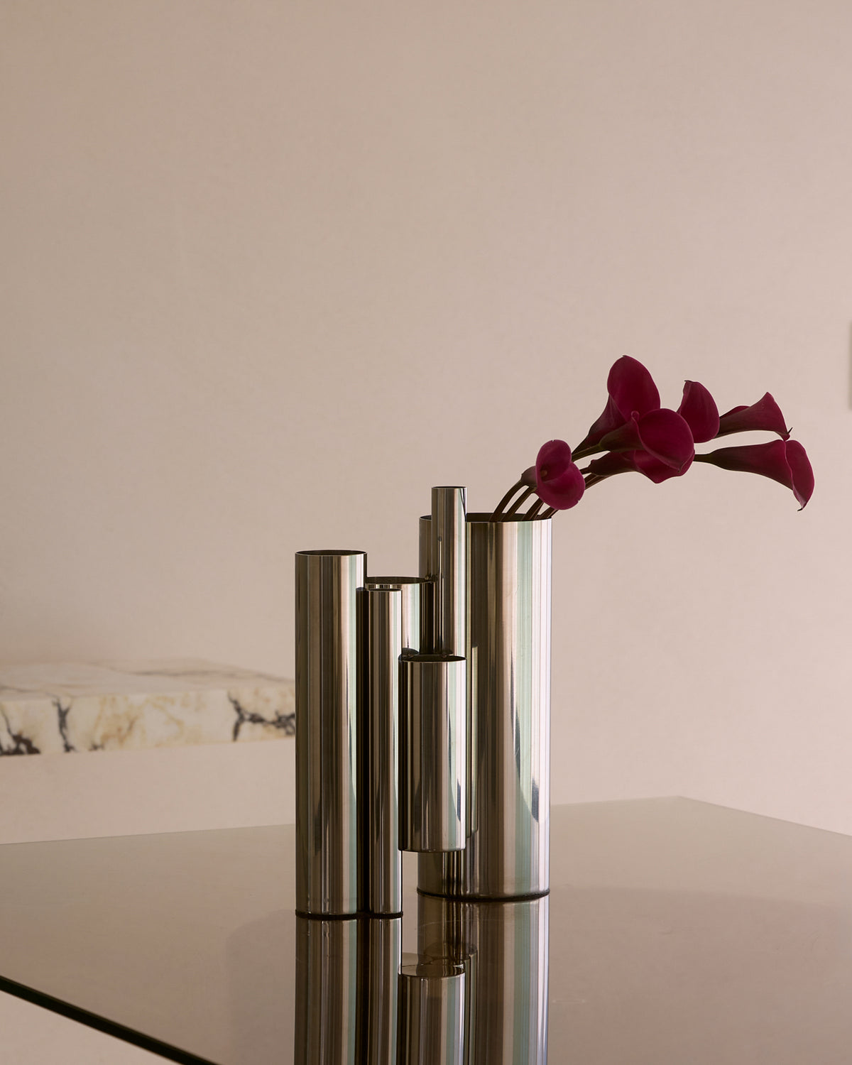 Stainless steel vase