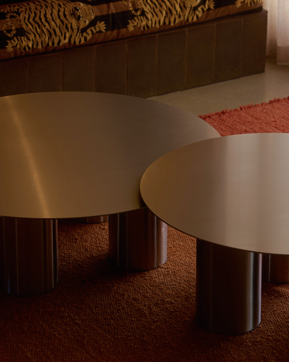 Stainless steel coffee tables