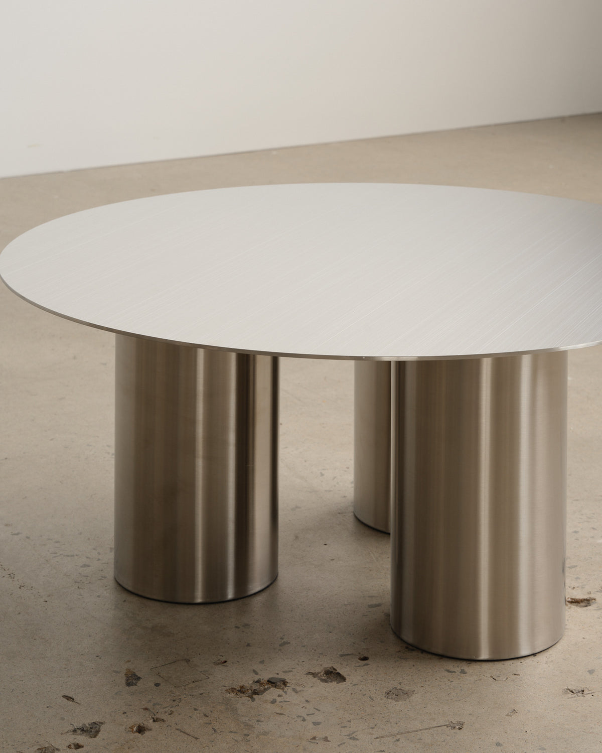 Stainless steel coffee table