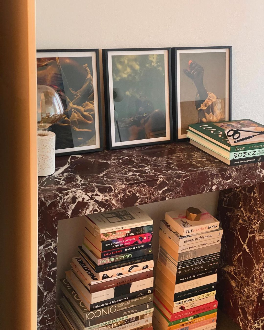 Rosa levanto console table