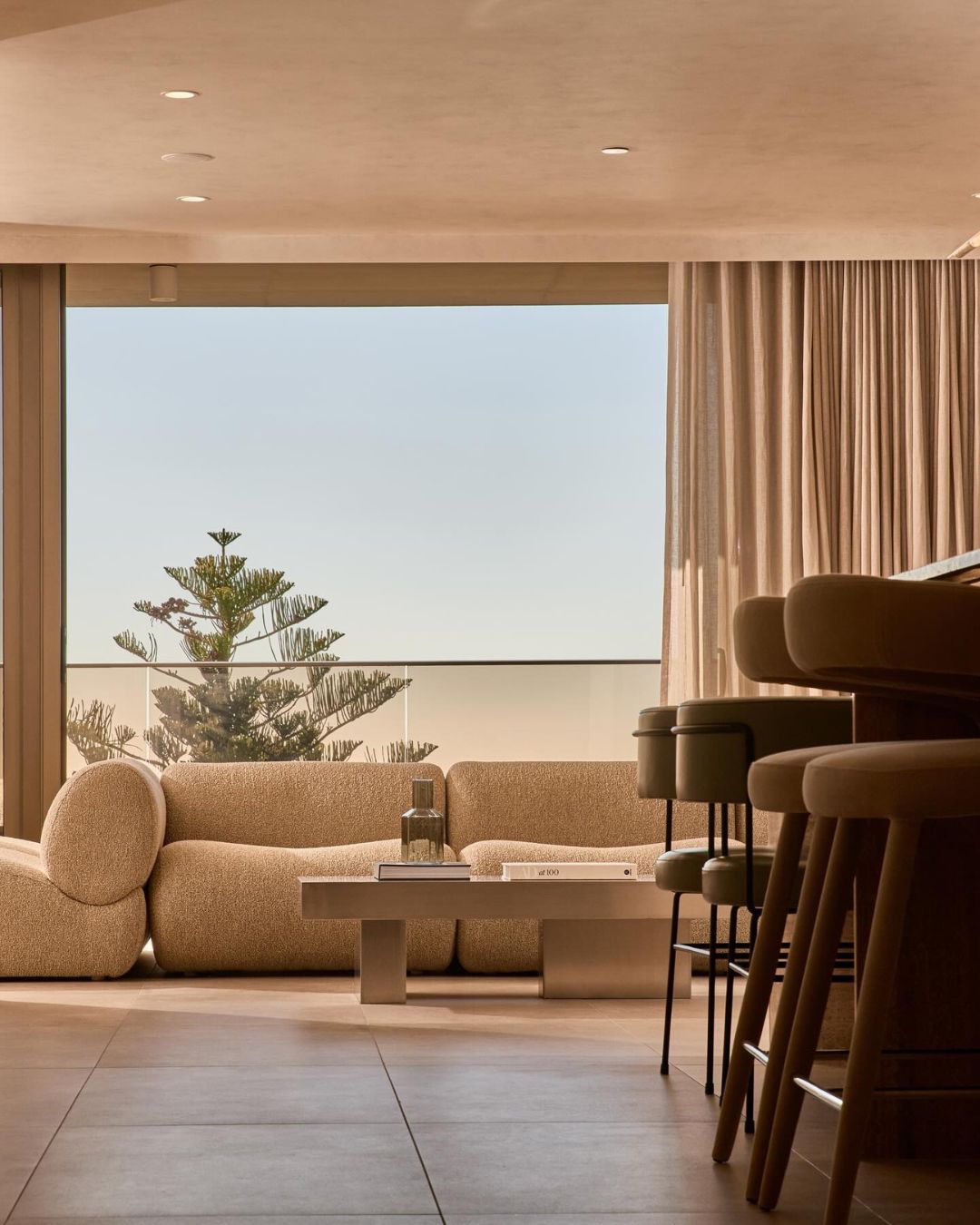 Living room styled with the Paris coffee table