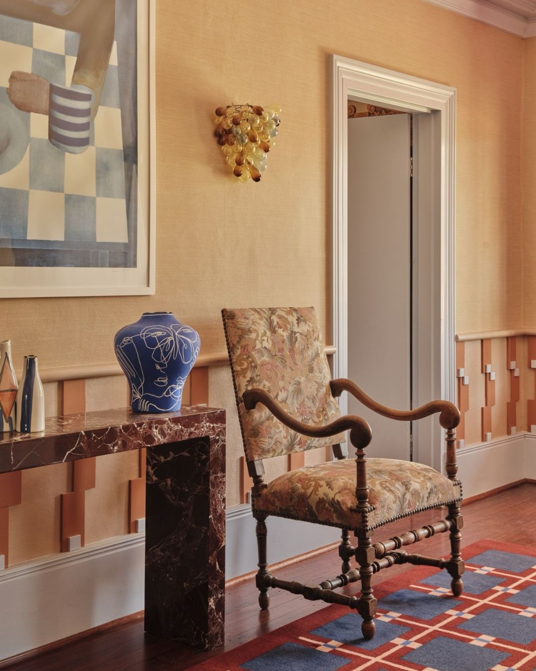 Rosa levanto console table