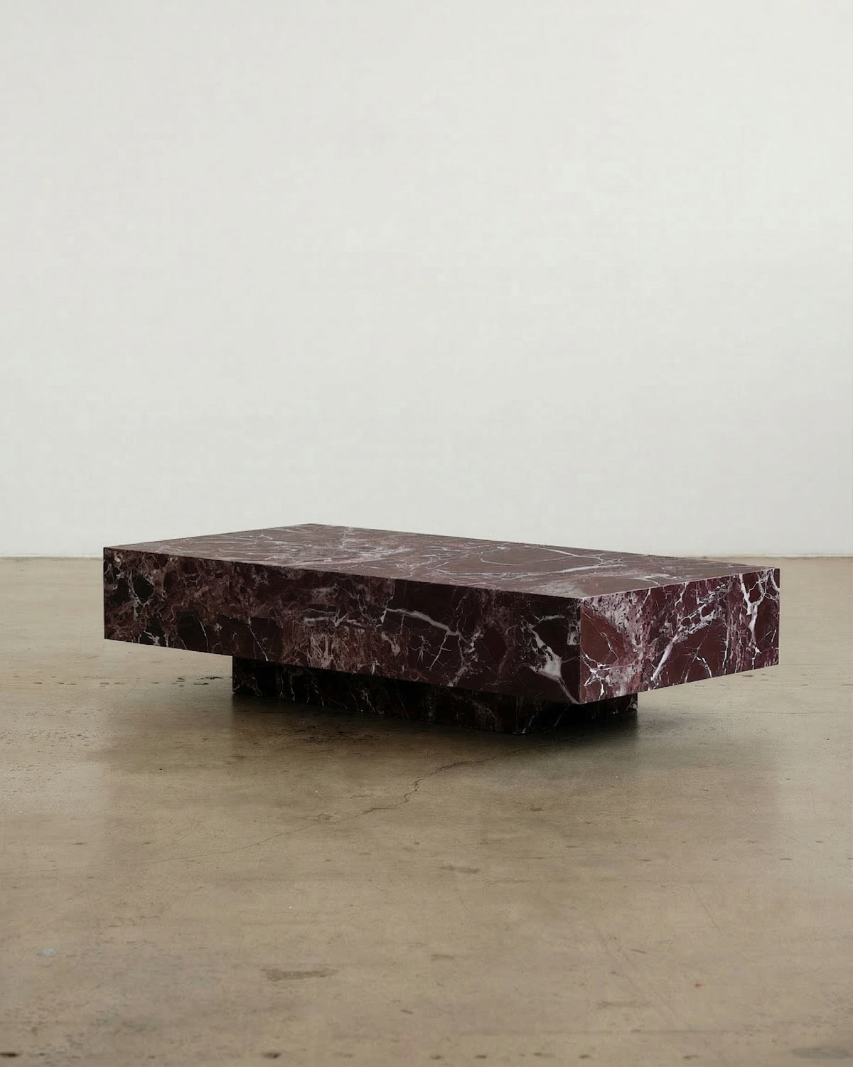 Rosa levanto marble coffee table