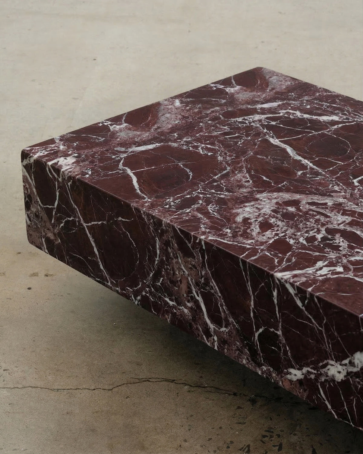 Rosa levanto marble coffee table