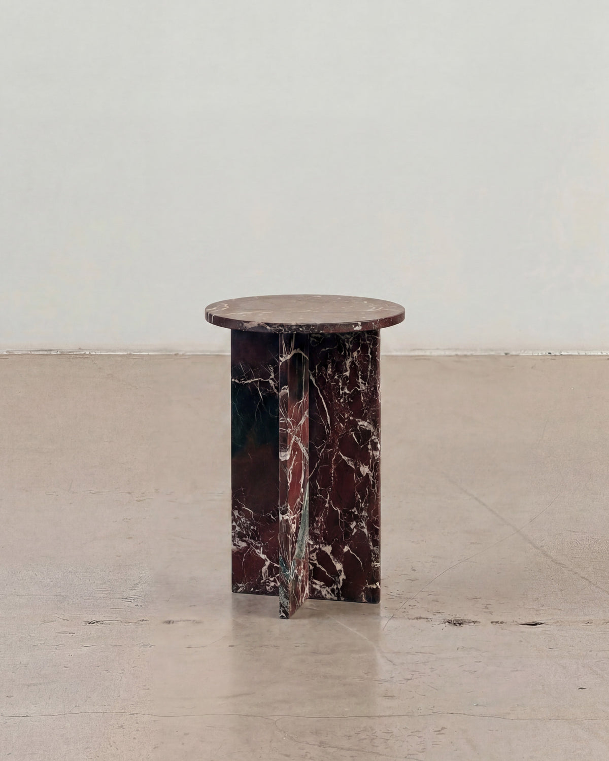 Rosa levanto marble side table 