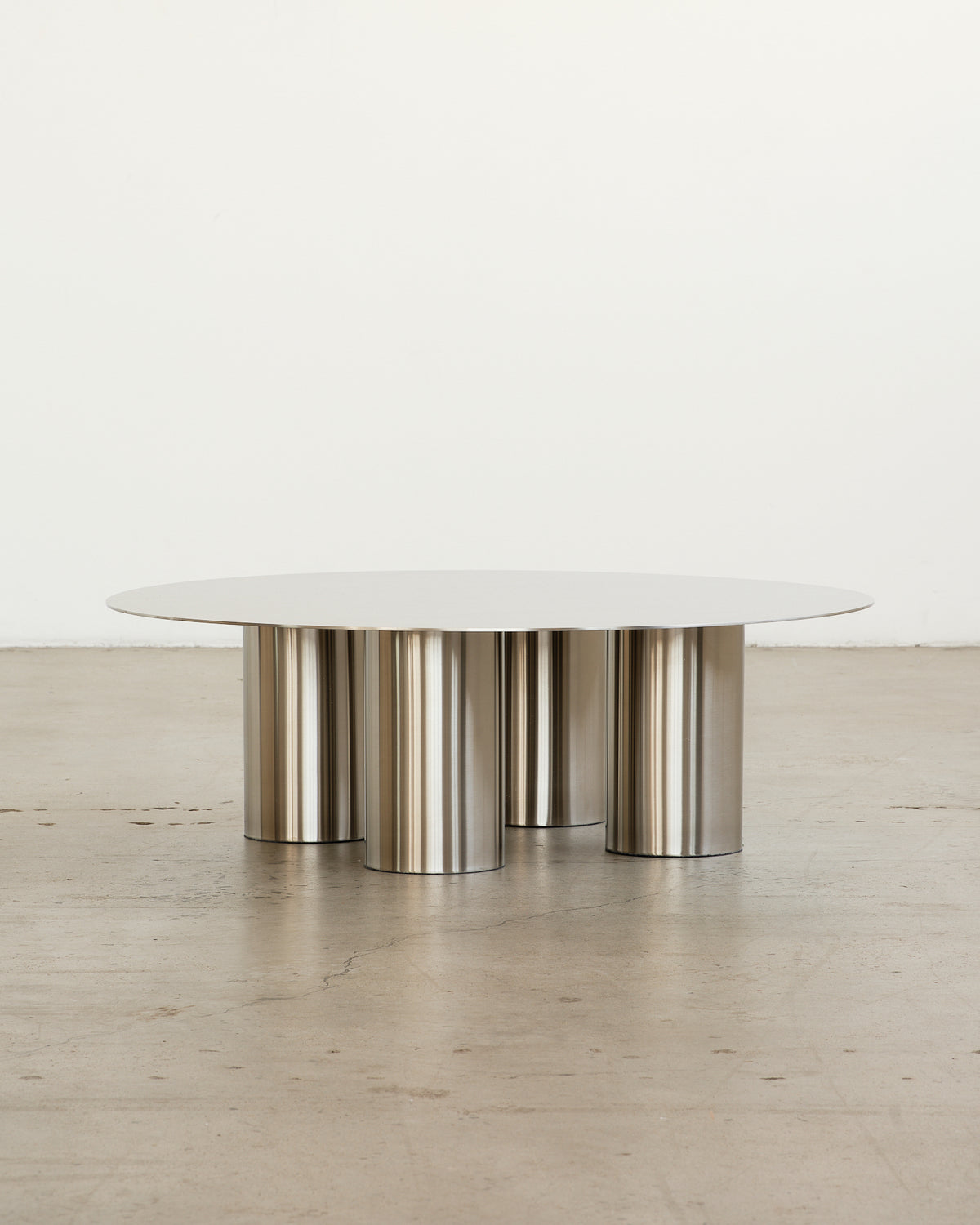 Stainless steel coffee table