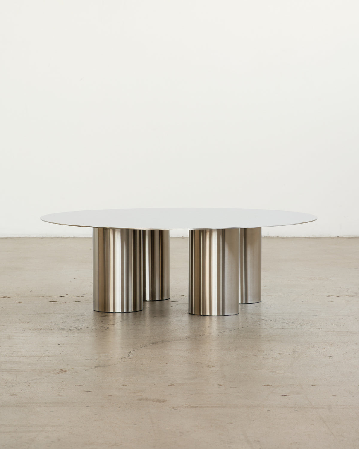 Stainless steel coffee table