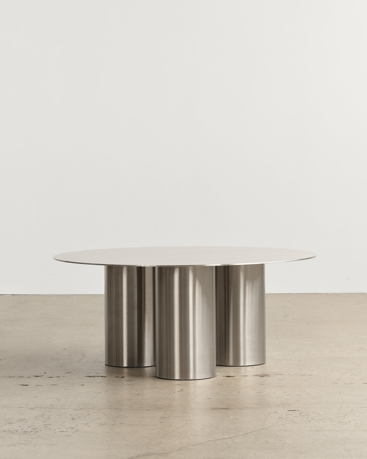 Stainless steel coffee table