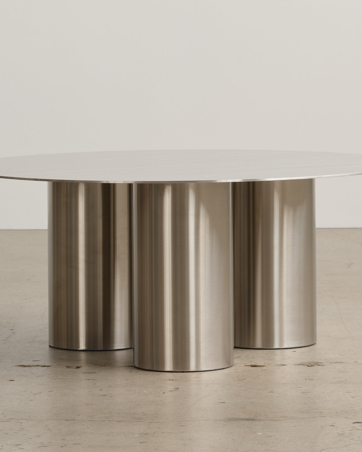 Stainless steel coffee table