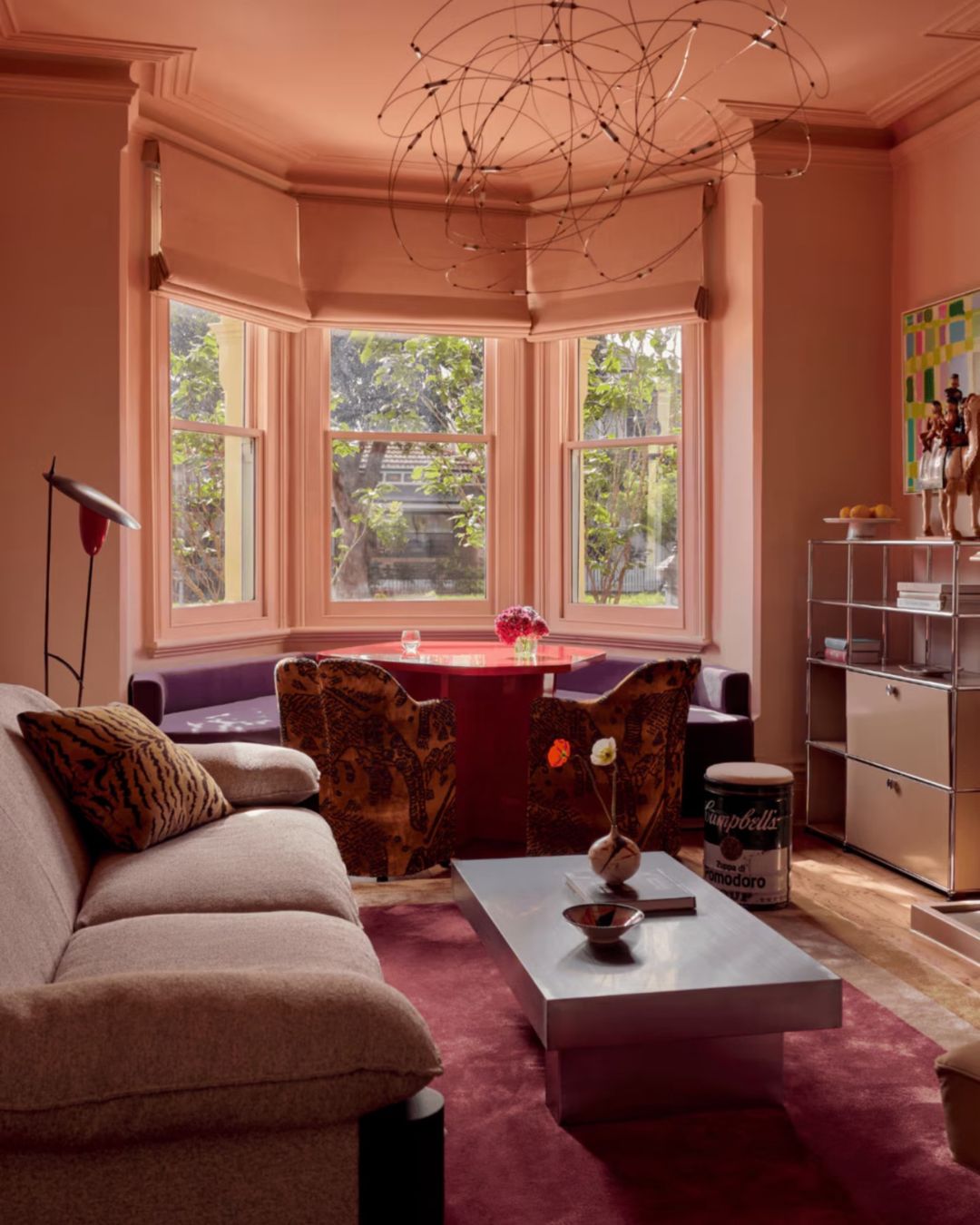 Living room styled with our Paris coffee table