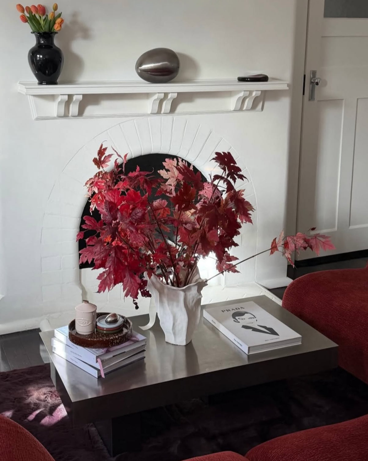 Living room styled with the Paris coffee table