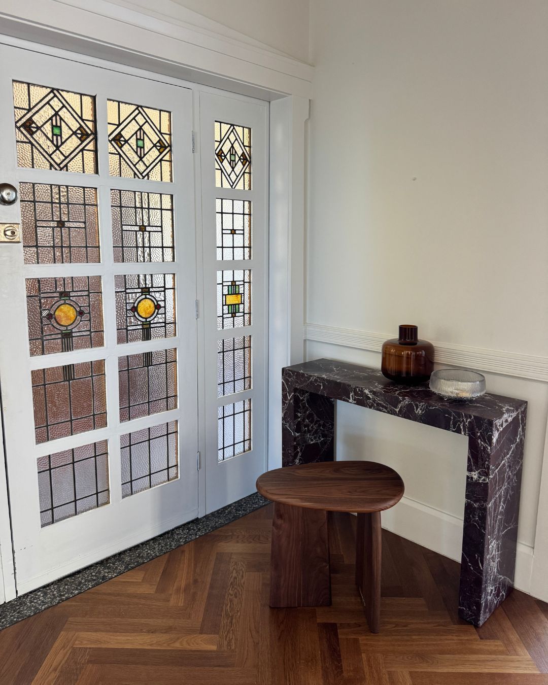 Rosa levanto console table