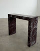 Rosa levanto marble console table
