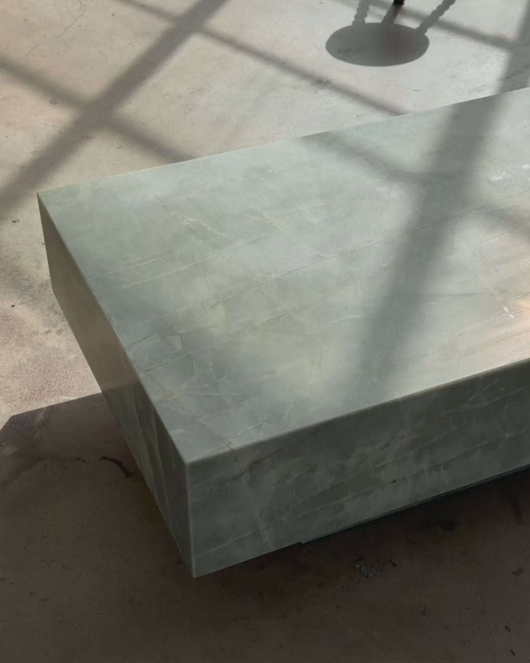 Esmeralda Quartzite Marble Coffee Table