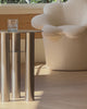 Stainless steel side table